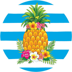 Pineapple Stripes-Stepping Stone