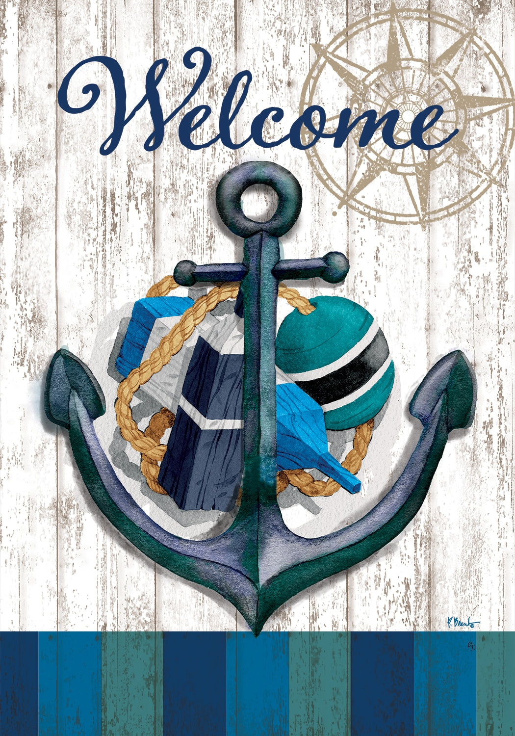 Anchor Buoys-Flag