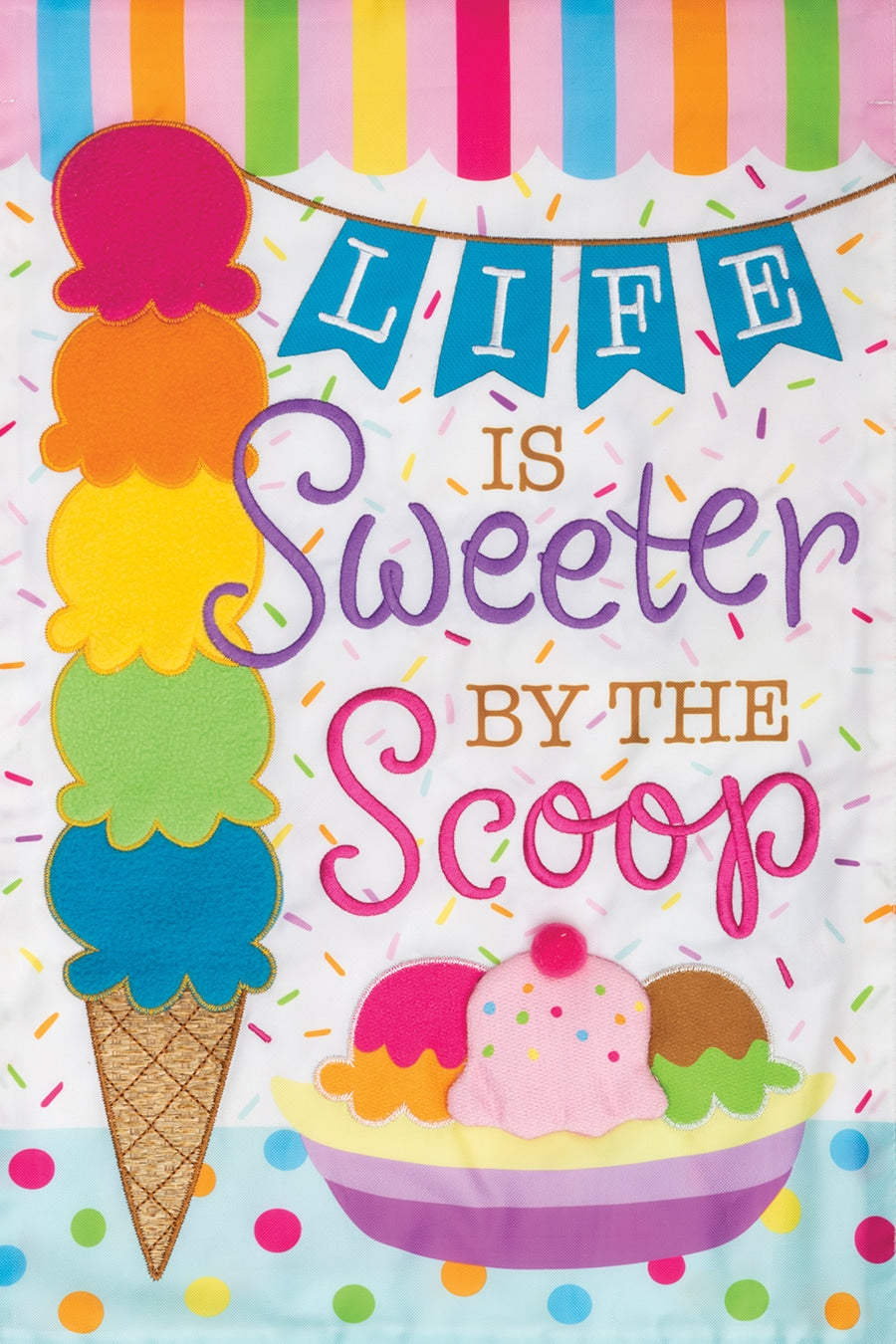 Applique-Life is Sweeter by the Scoop