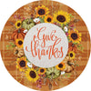 Give Thanks Wreath-Accent Magnet