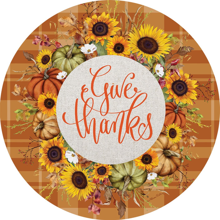 Give Thanks Wreath-Suncatcher