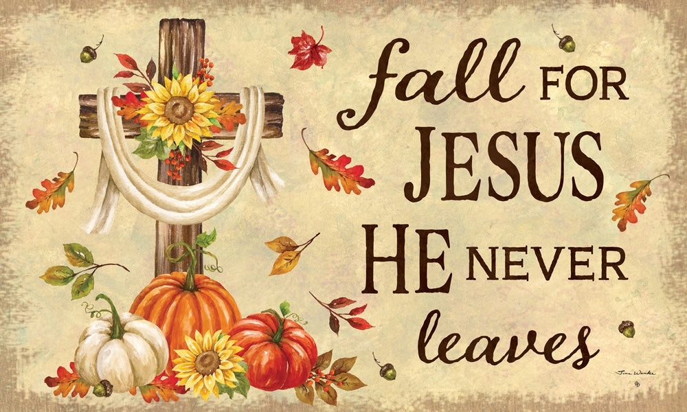 Fall for Jesus-Floor Mat