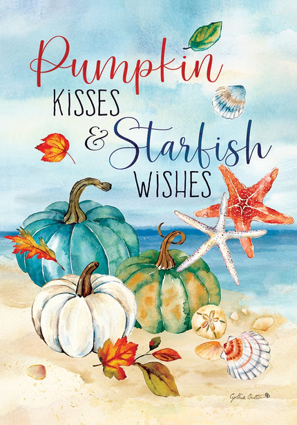 Pumpkin Kisses- Flag