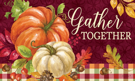 Gather Pumpkins-Floor Mat