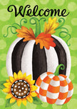 Striped Pumpkin-Flag