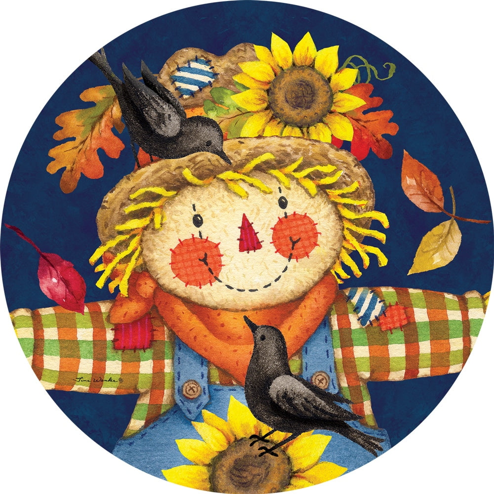 Scarecrow Plaid-Suncatcher