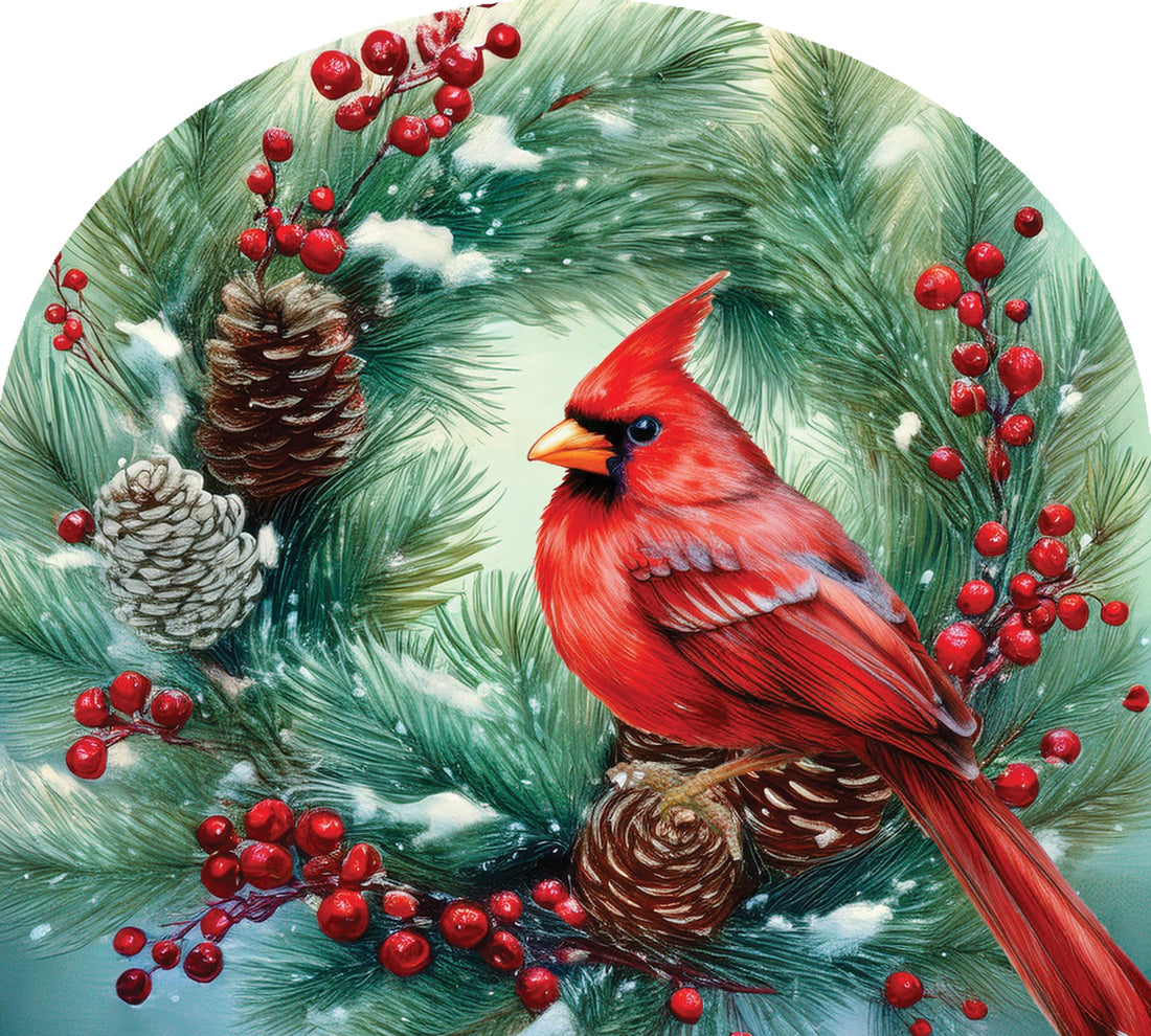 Cardinal Wreath-Arbor Mate