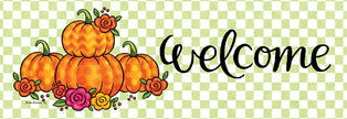 Floral Pumpkins-Signature Sign