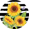 Sunflower Stripes-Accent Magnet