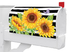 Sunflower Stripes-Mailbox Makeover