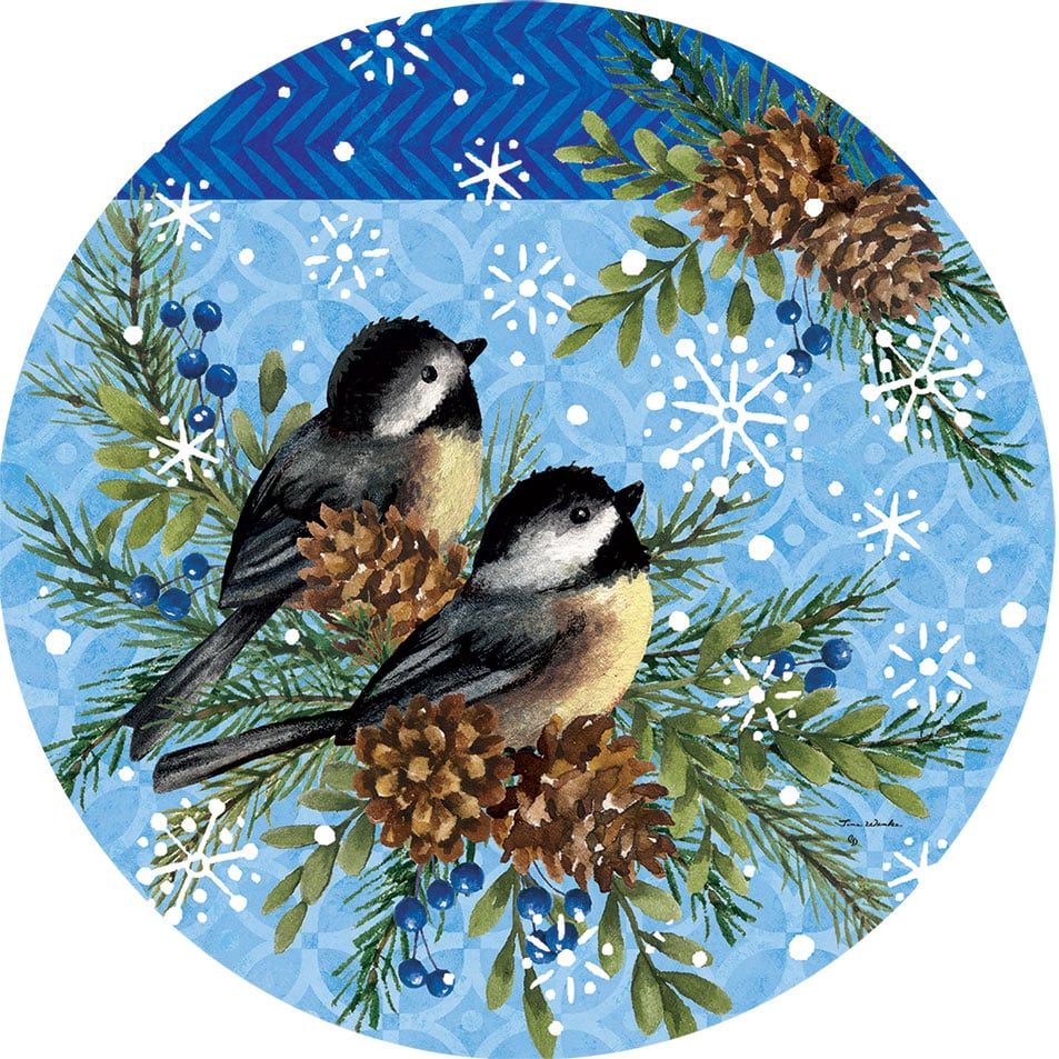 Winter Chickadee-Accent Magnet