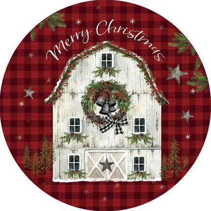 Christmas Barn- Accent Magnet