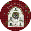 Christmas Barn-Stepping Stone