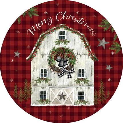 Christmas Barn-Stepping Stone