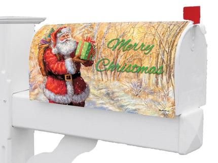 Santa on Gold-Mailbox Makeover