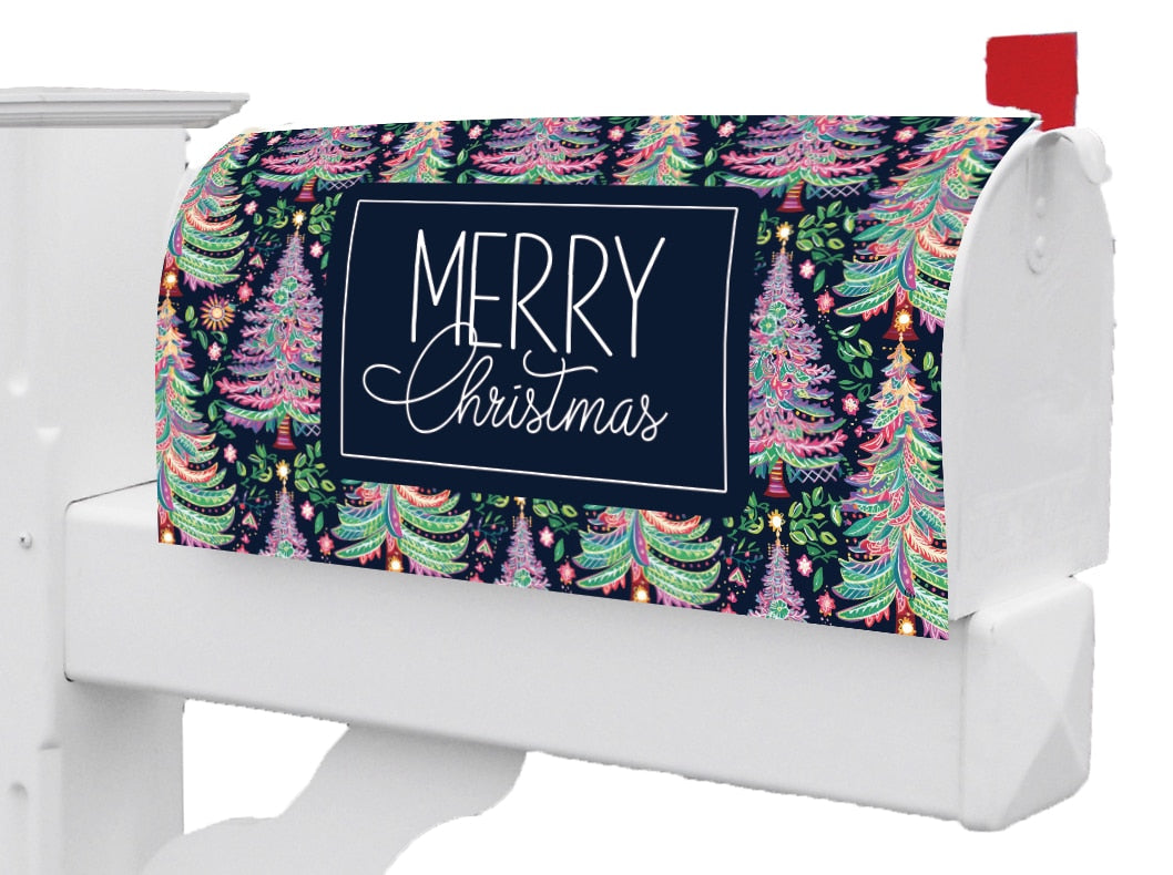 Retro Trees-Mailbox Makeover