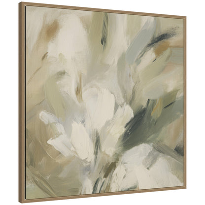 Olive Bloom No. 1 by Amy Lighthall Framed Canvas Wall Art Print