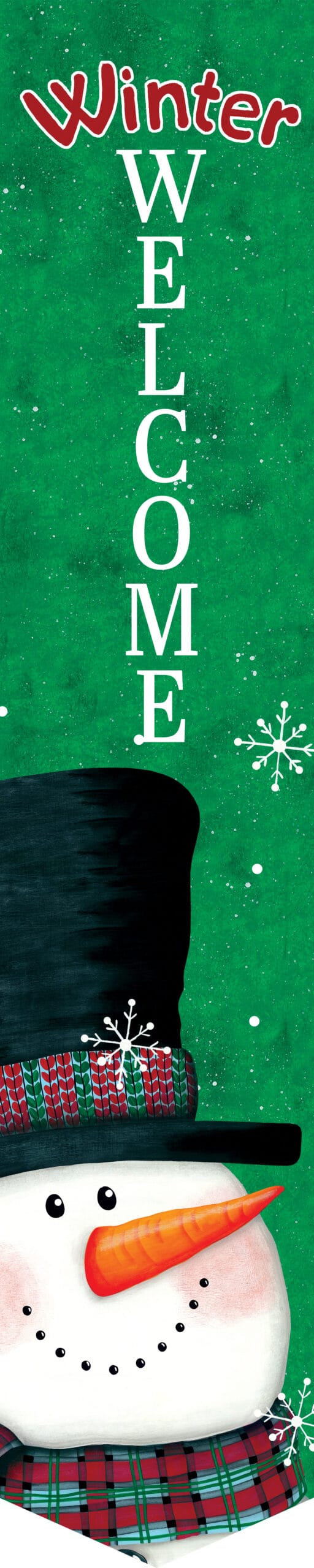 Snowman on Green-Door Expression