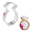 Diamond Ring Cookie Cutter 3 3/4