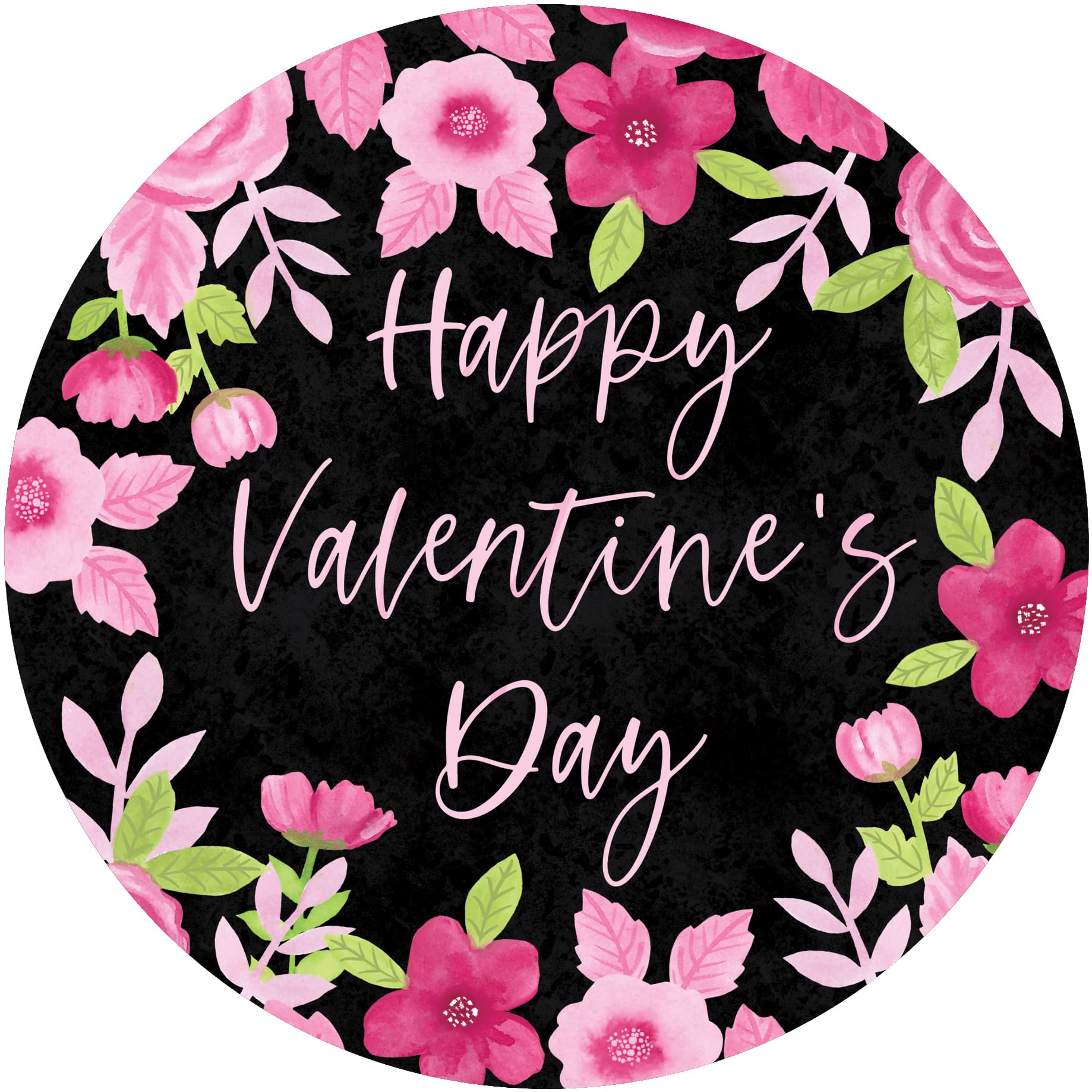 Valentine’s Floral-Accent Magnet