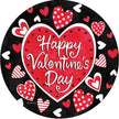 Valentine’s Check-Accent Magnet