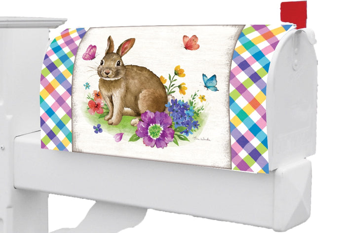 Bunny Plaid-Mailbox Makeover