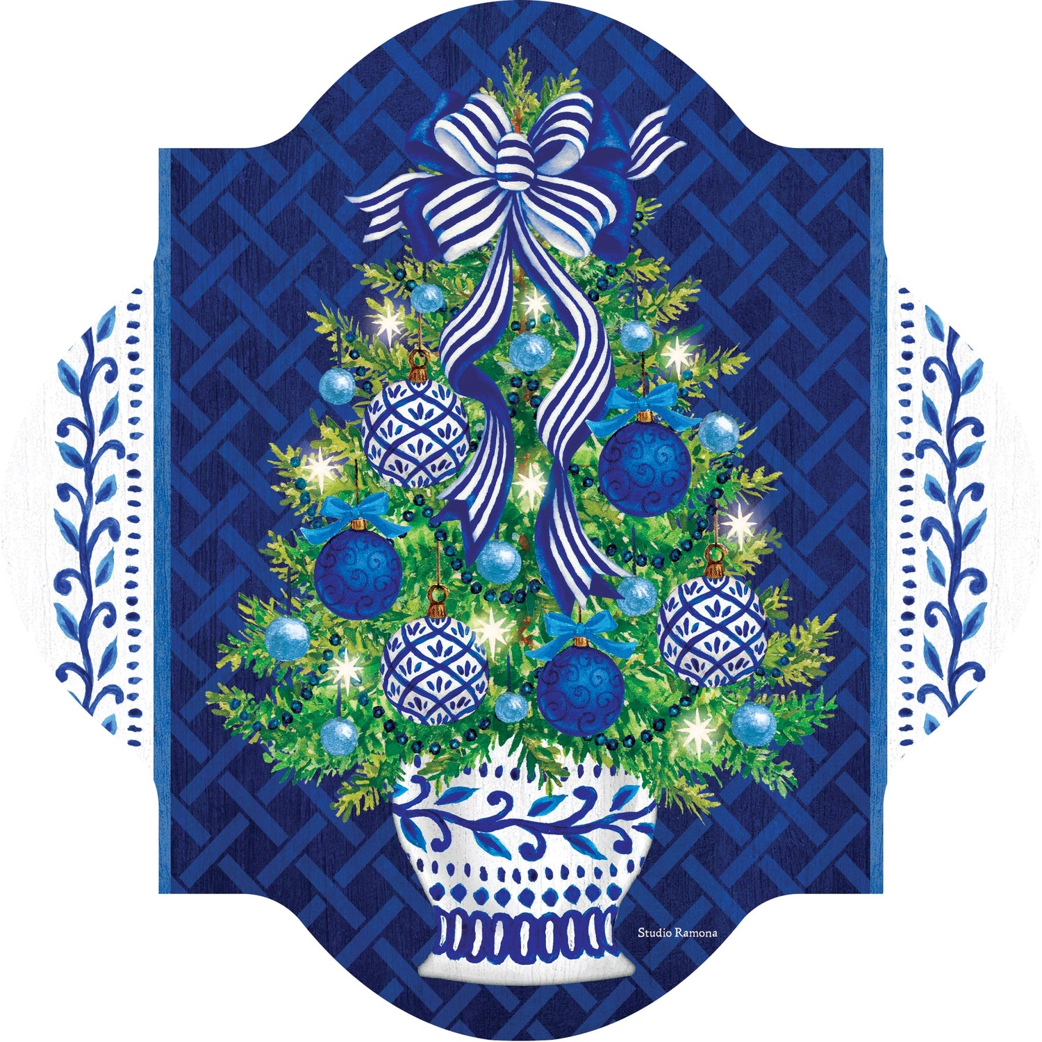 Chinoiserie Christmas Tree-LG Hang Around