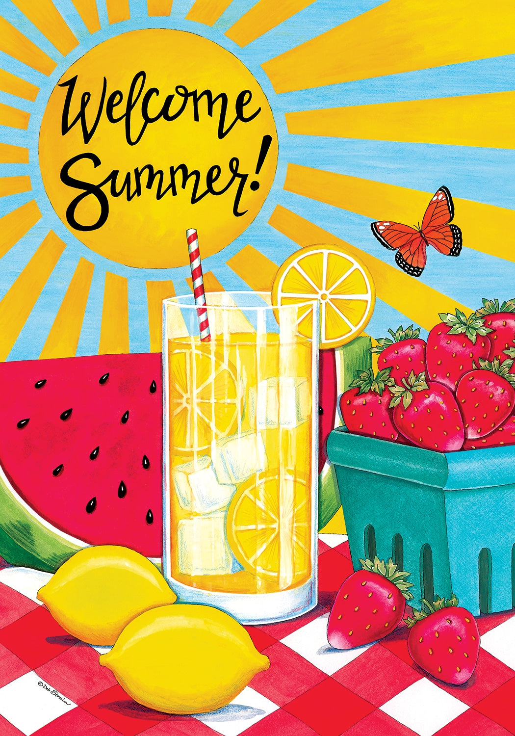 Sunny Watermelon-Flag