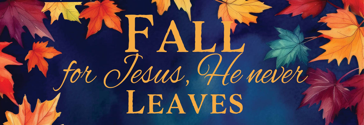 Jesus Never Leaves-Signature Sign