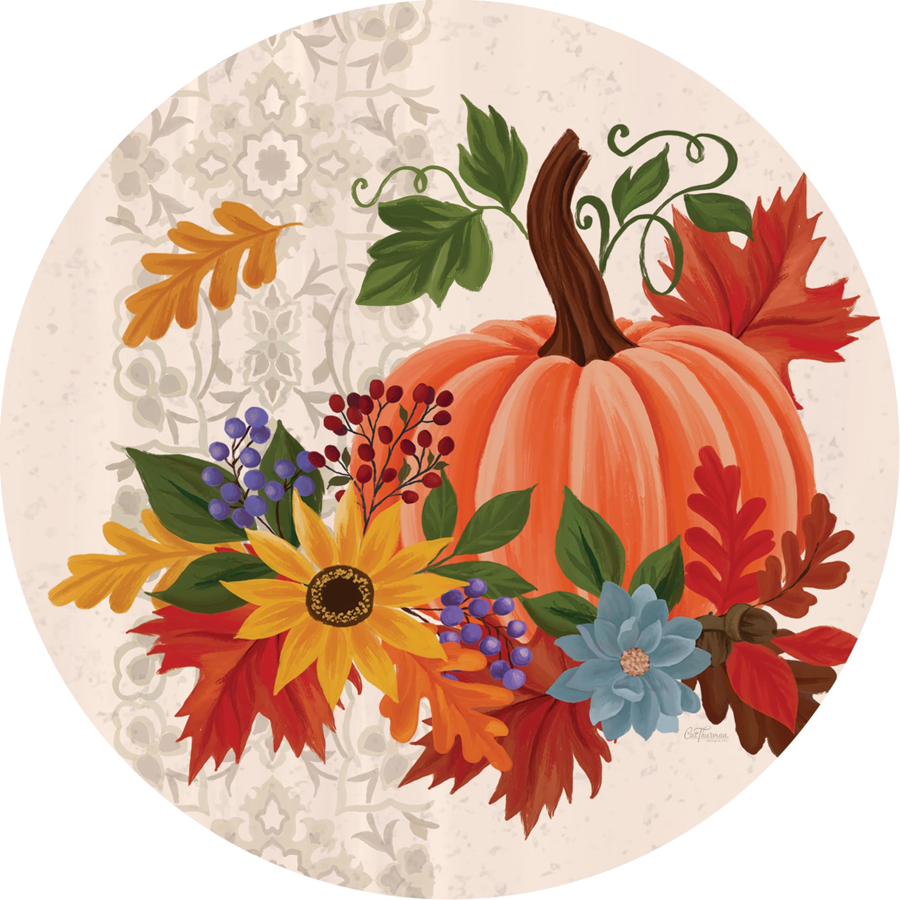 Hello Fall-Accent Magnet
