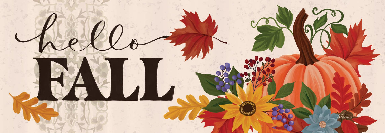Hello Fall-Signature Sign