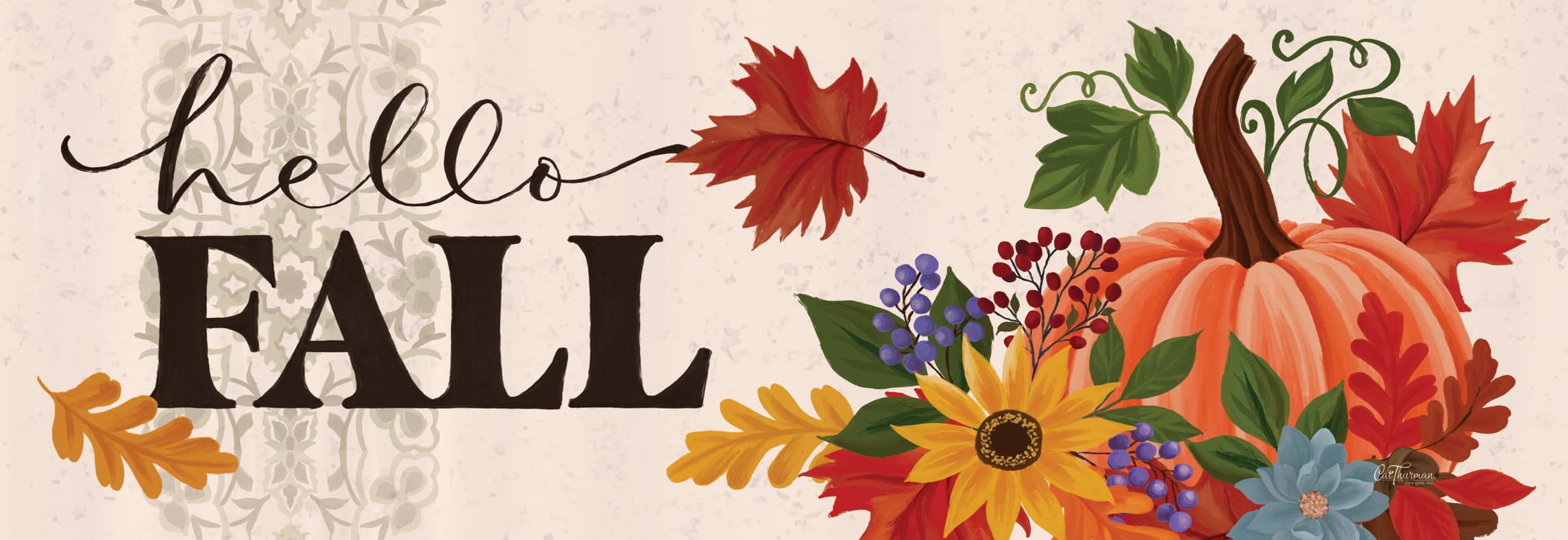 Hello Fall-Signature Sign