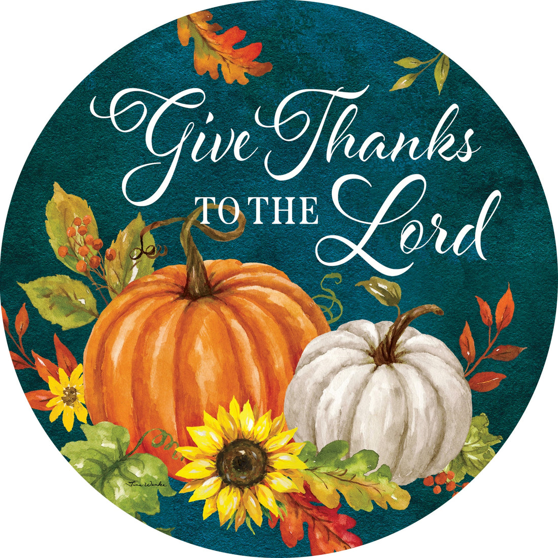 Give Thanks Pumpkin-Accent Magnet