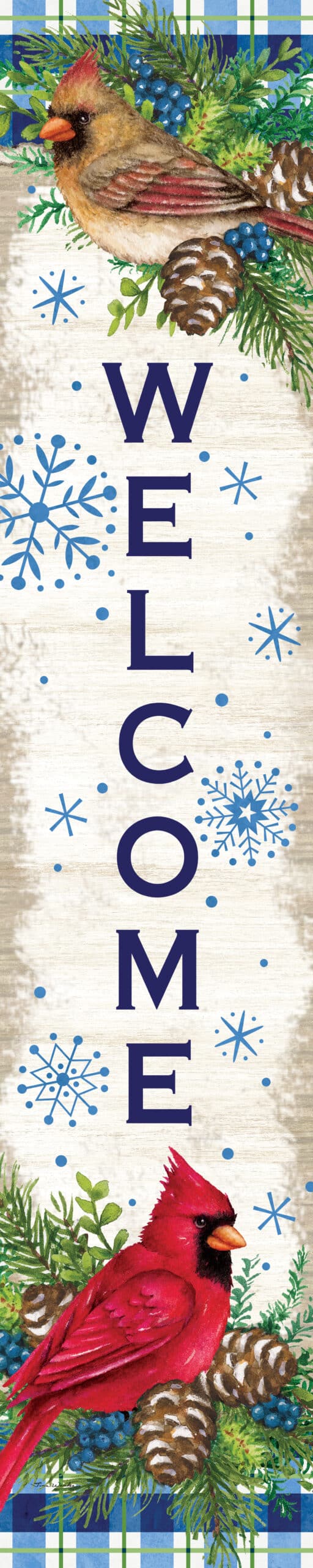 Winter Cardinals-Yard Expression