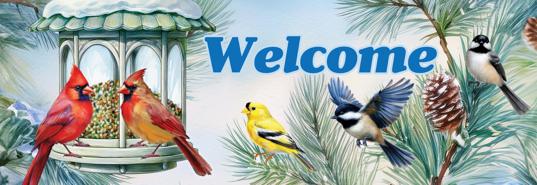 Winter Feeder-Signature Sign