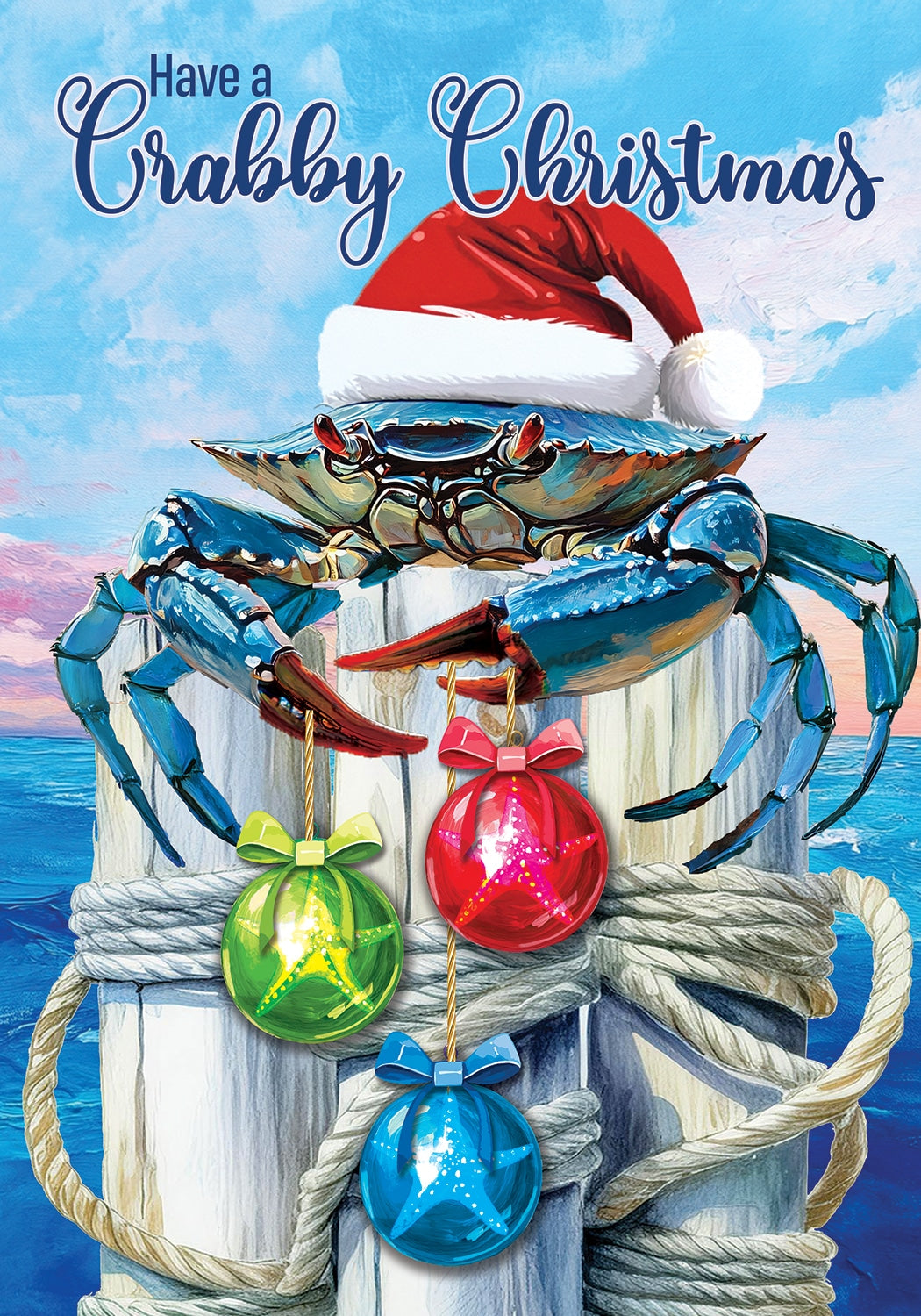 Crabby Christmas-Flag