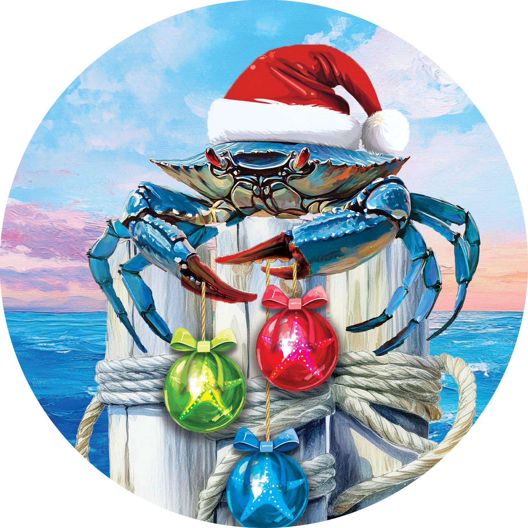 Crabby Christmas-Stepping Stone