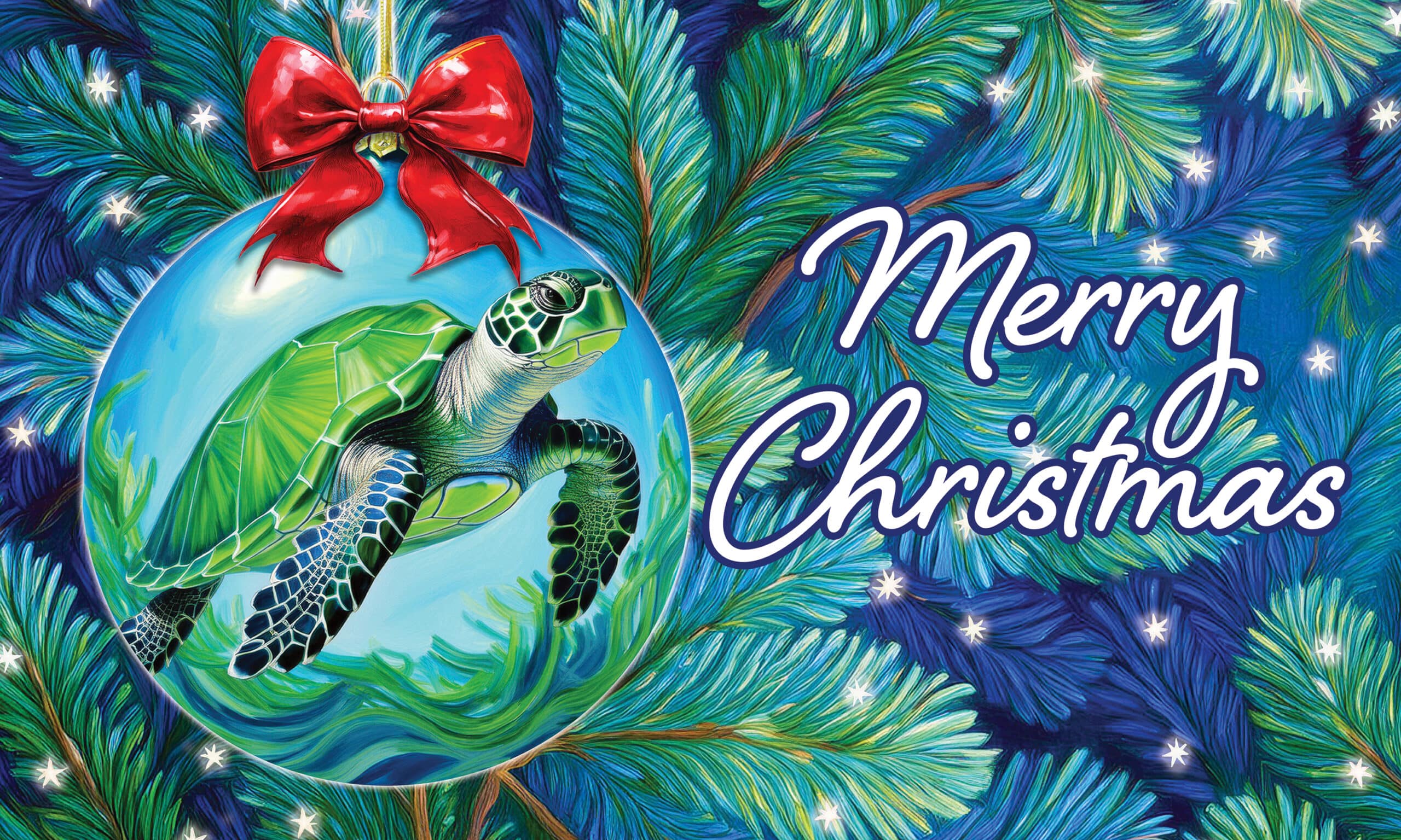 Sea Turtle Ornament-Floor Mat