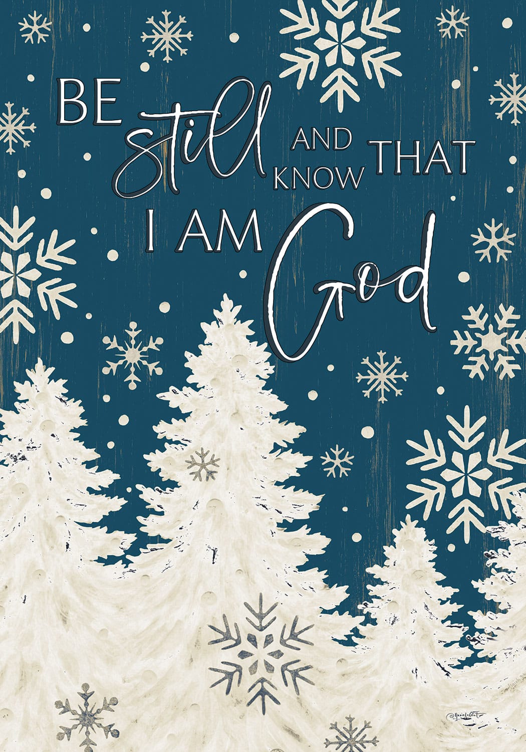 Be Still Christmas-Flag