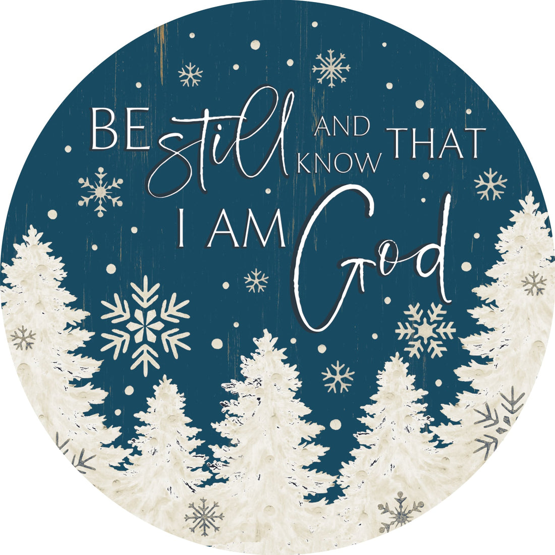 Be Still Christmas-Suncatcher