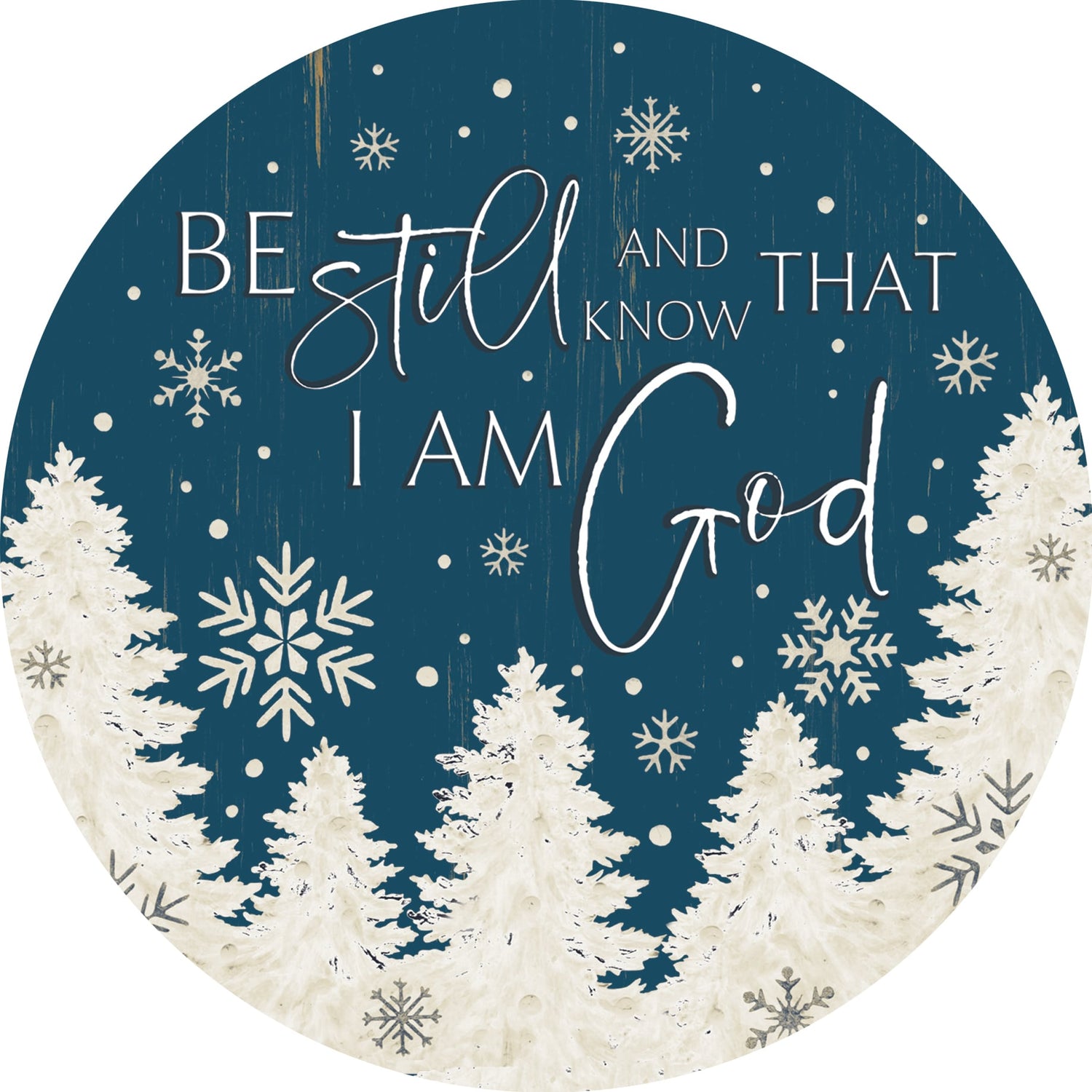 Be Still Christmas-Suncatcher