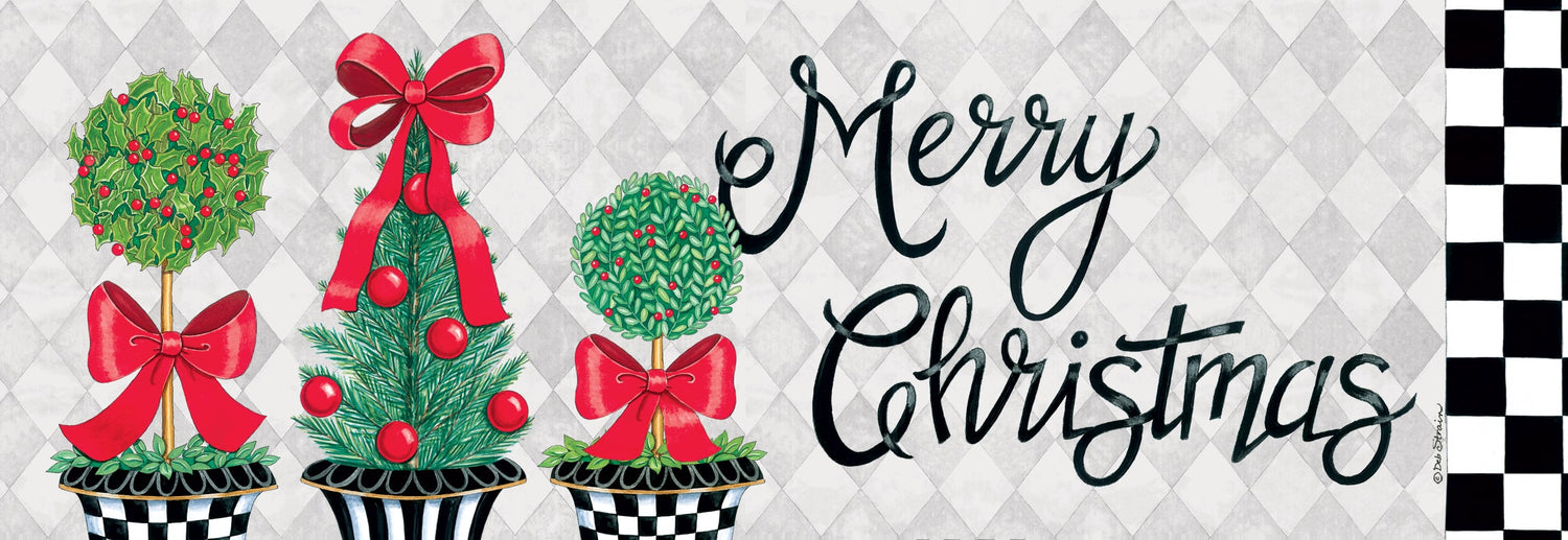 Christmas Topiary-Signature Sign