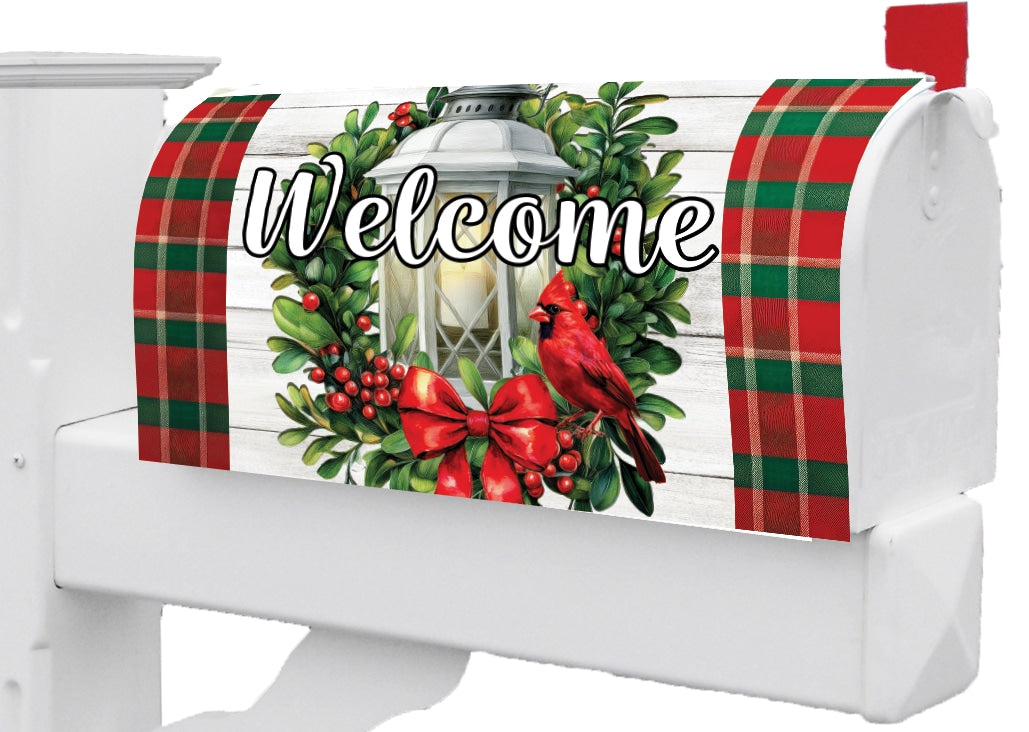 Cardinal Lantern-Mailbox Makeover
