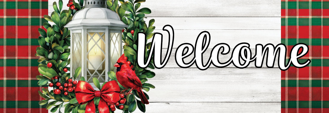 Cardinal Lantern-Signature Sign