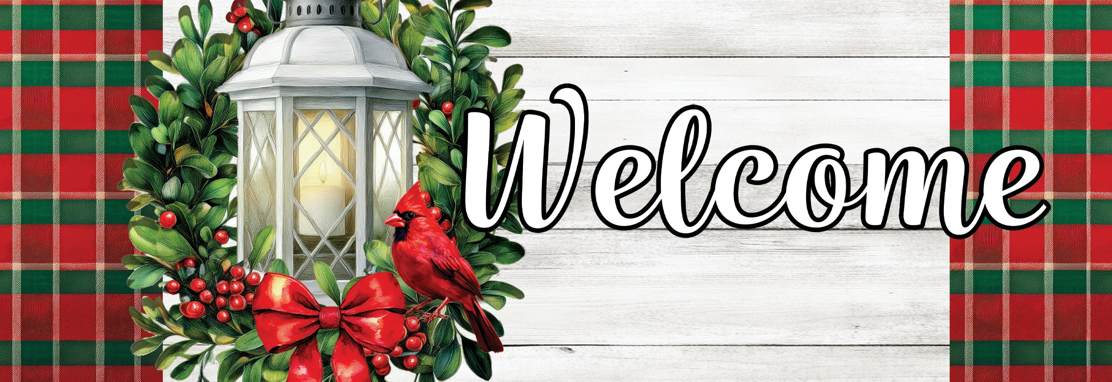 Cardinal Lantern-Signature Sign