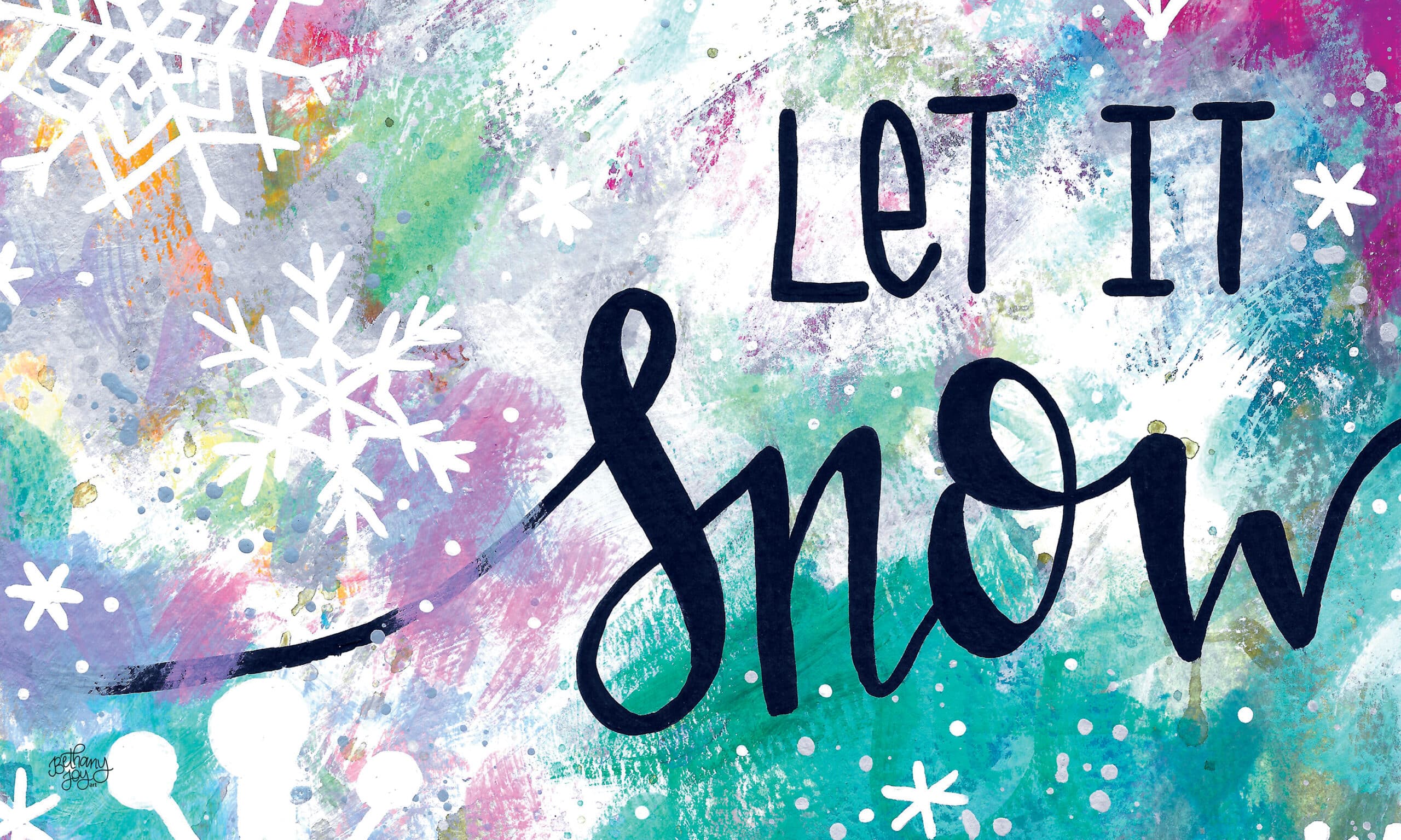 Let It Snow-Floor Mat
