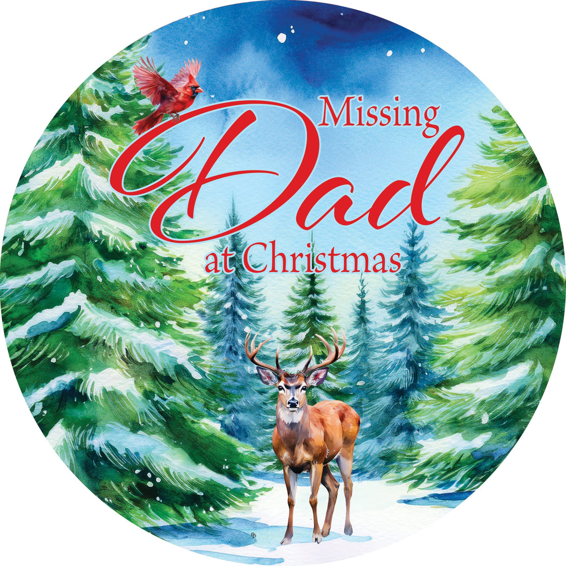 Missing Dad-Accent Magnet