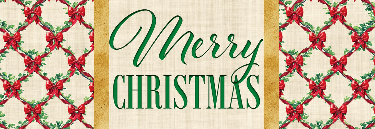 Christmas Bows-Signature Sign