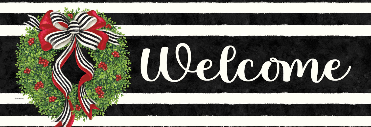 Holiday Stripes-Signature Sign