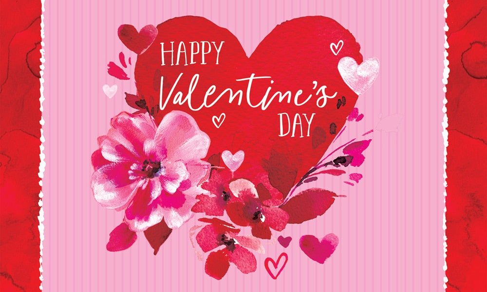 Floor Mat-Hearts and Flowers